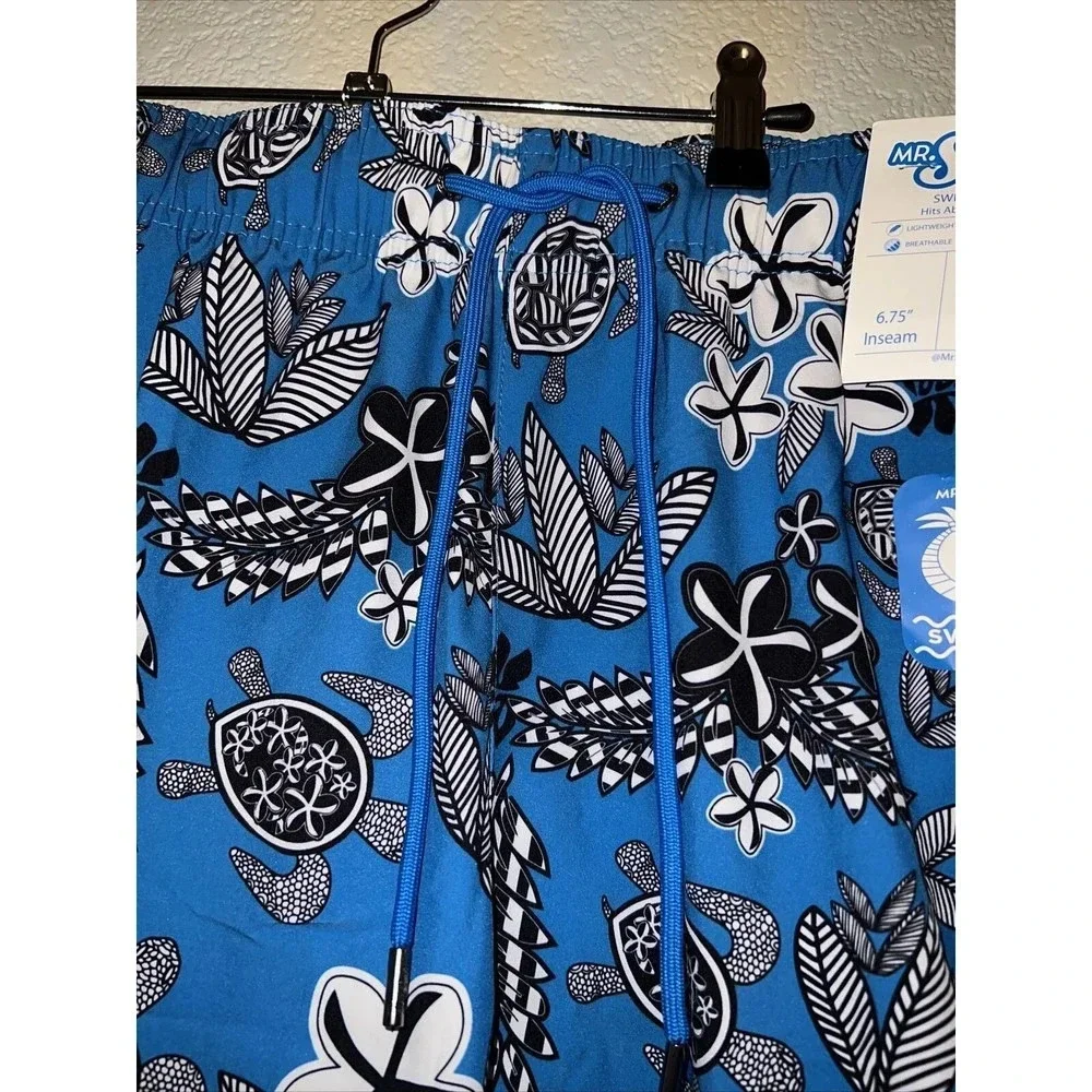 Mr Swim Volley Trunk Turtles Blue size XXL